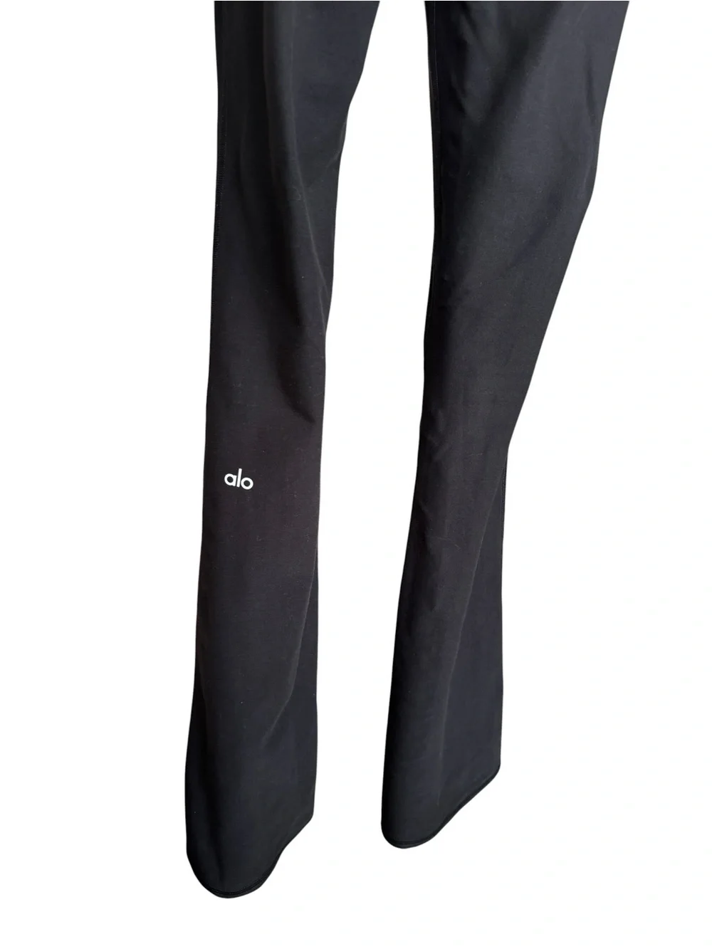 ALO Softsculpt Foldover Flare Legging Black Small